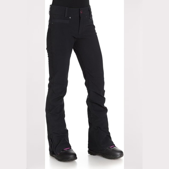 Roxy SNOW Juniors Creek Softshell Snow Pant - Anthracite - Picture 4 of 4